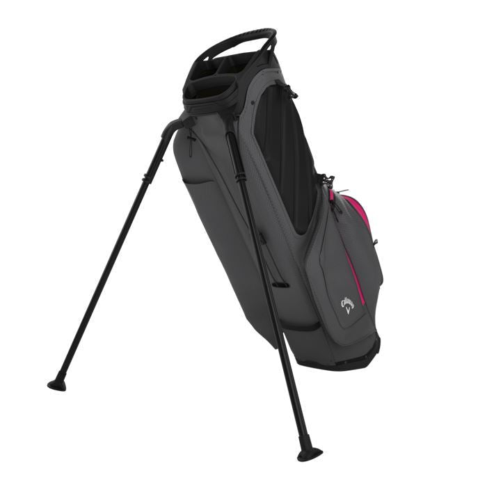 Callaway Fairway C HD Stand Bag Charcoal/Pink 2026 - Tony Valentine - 