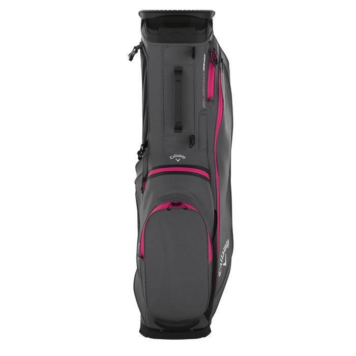 Callaway Fairway C HD Stand Bag Charcoal/Pink 2026 - Tony Valentine - 