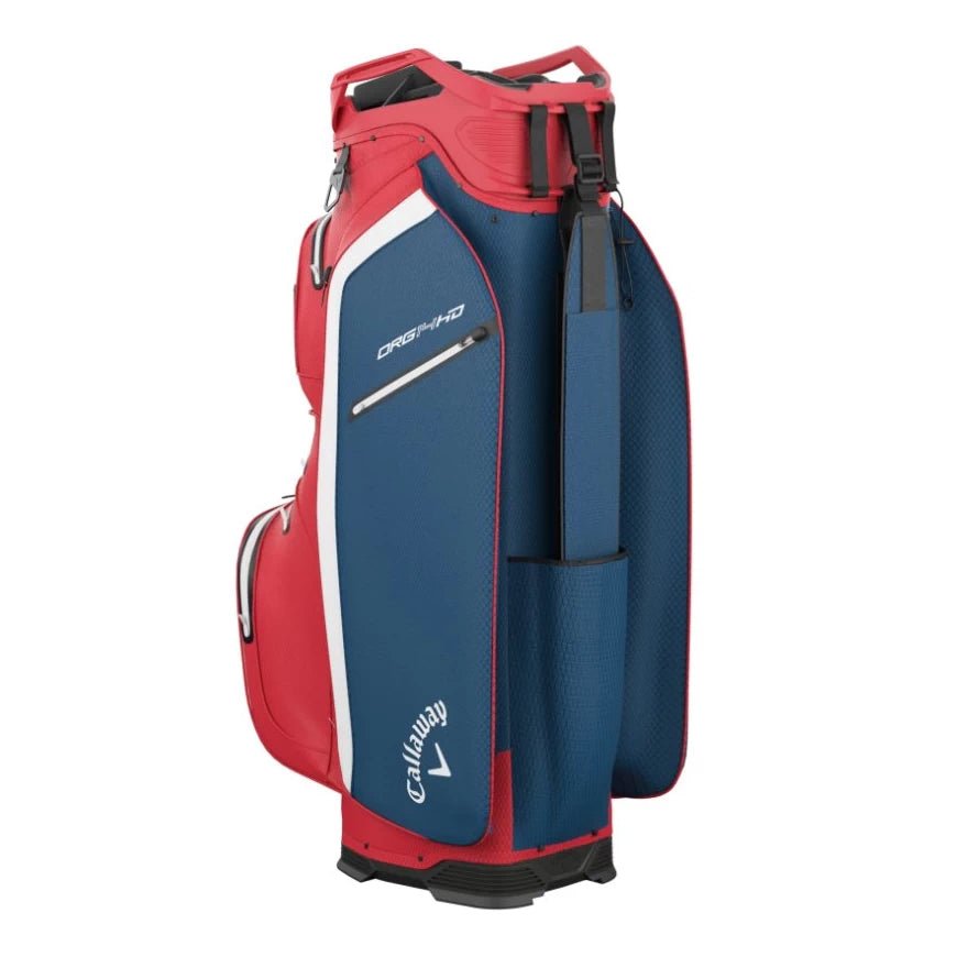 Callaway Org 14 HD Cart Bag - Red/White/Navy - Tony Valentine - Cart Bags