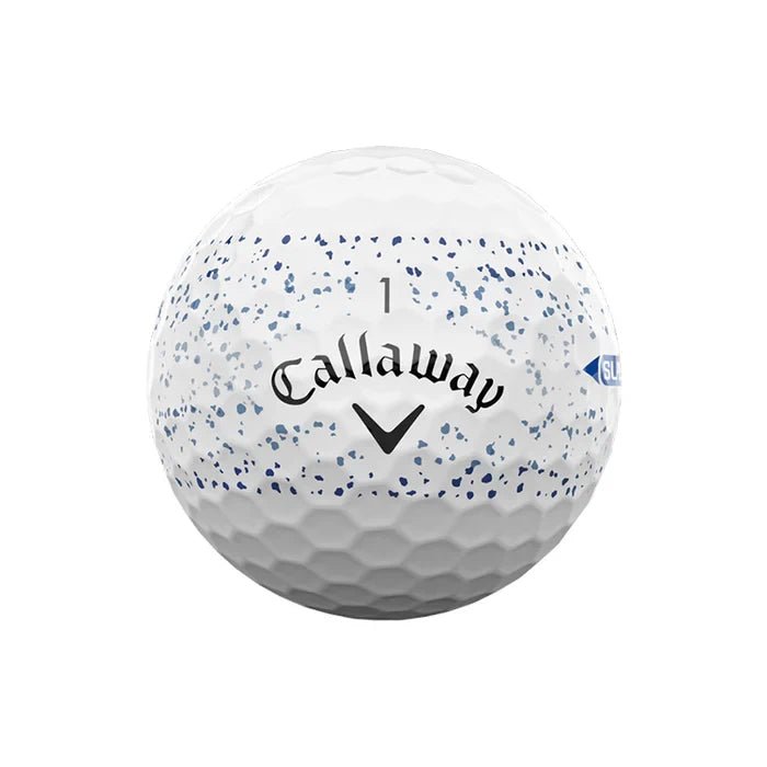 Callaway Supersoft Splatter 360 Blue Golf Balls - 1 Dozen - Tony Valentine - Golf Balls