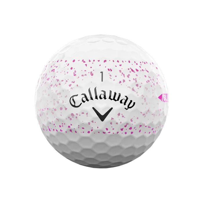 Callaway Supersoft Splatter 360 Pink Golf Balls - 1 Dozen - Tony Valentine - Golf Balls