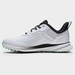 FootJoy Mens Pro SL Golf Shoes White/Black/Teal 56950 (2026) - Tony Valentine - Golf Shoes