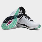 FootJoy Mens Pro SL Golf Shoes White/Black/Teal 56950 (2026) - Tony Valentine - Golf Shoes