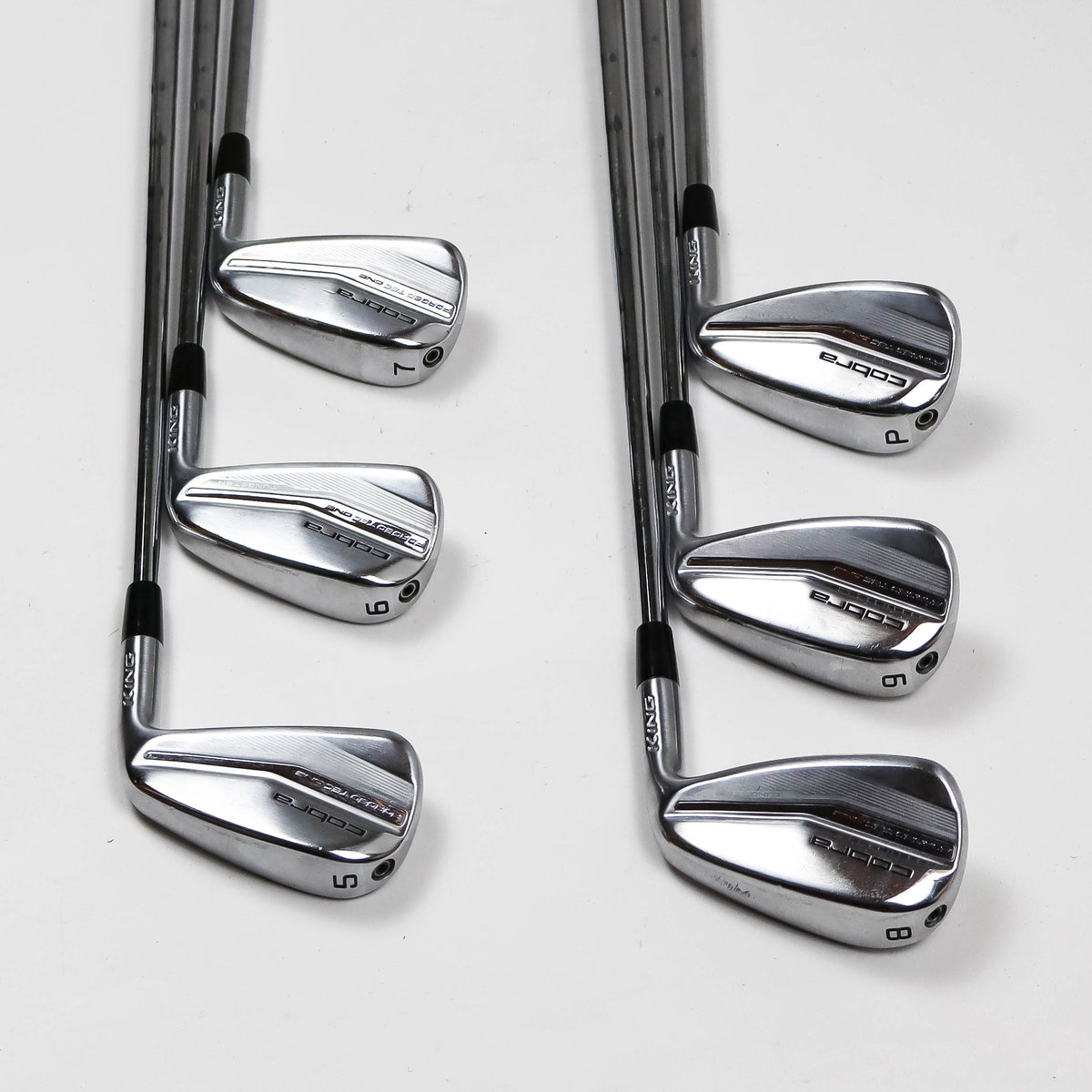 Cobra King Forged Tec One Length Irons 5-PW Stiff Steel (Used)