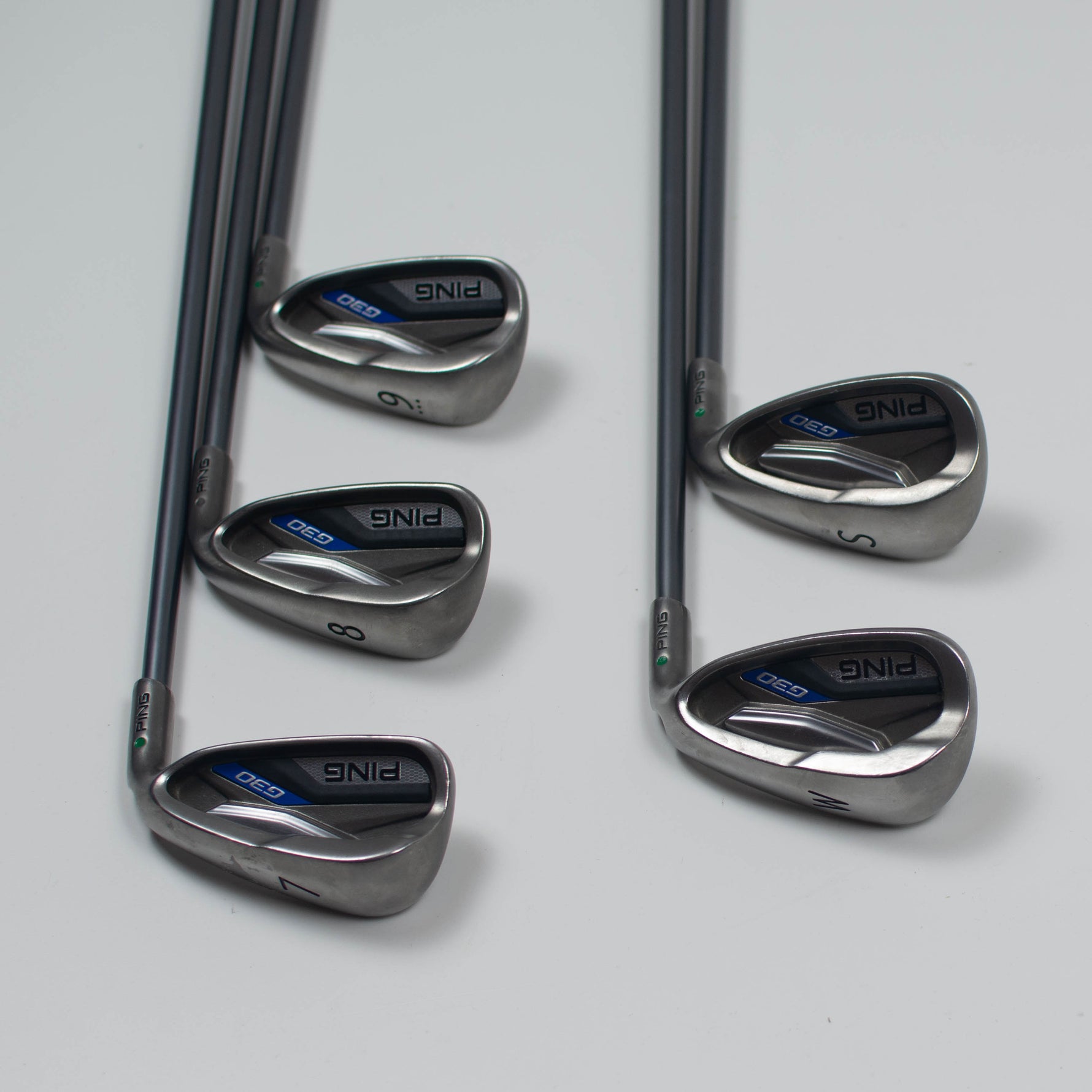 Ping G30 Irons Green Dot Senior Flex Graphite (Used)