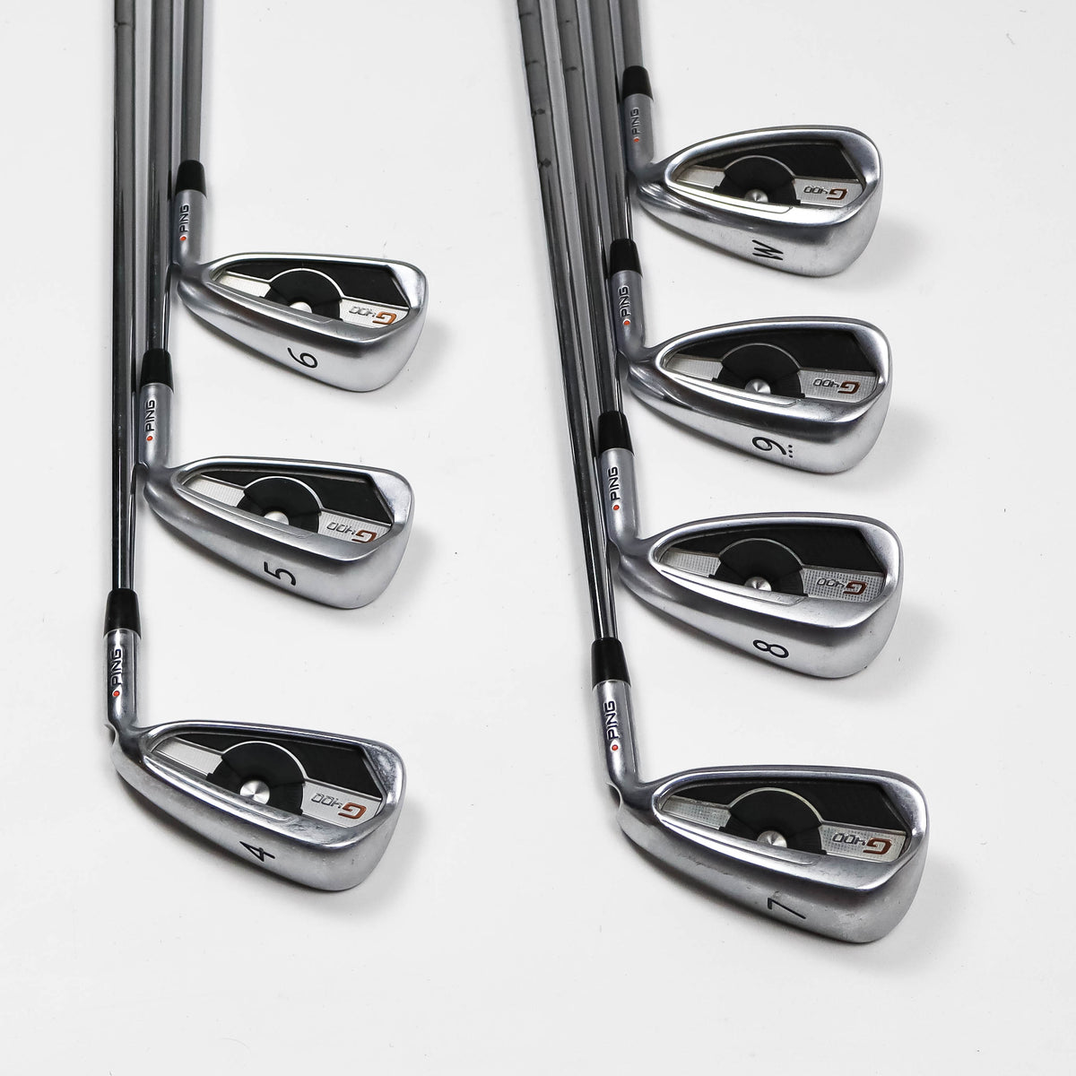 Ping G400 Irons 4-PW Stiff Flex Orange Dot (Used)