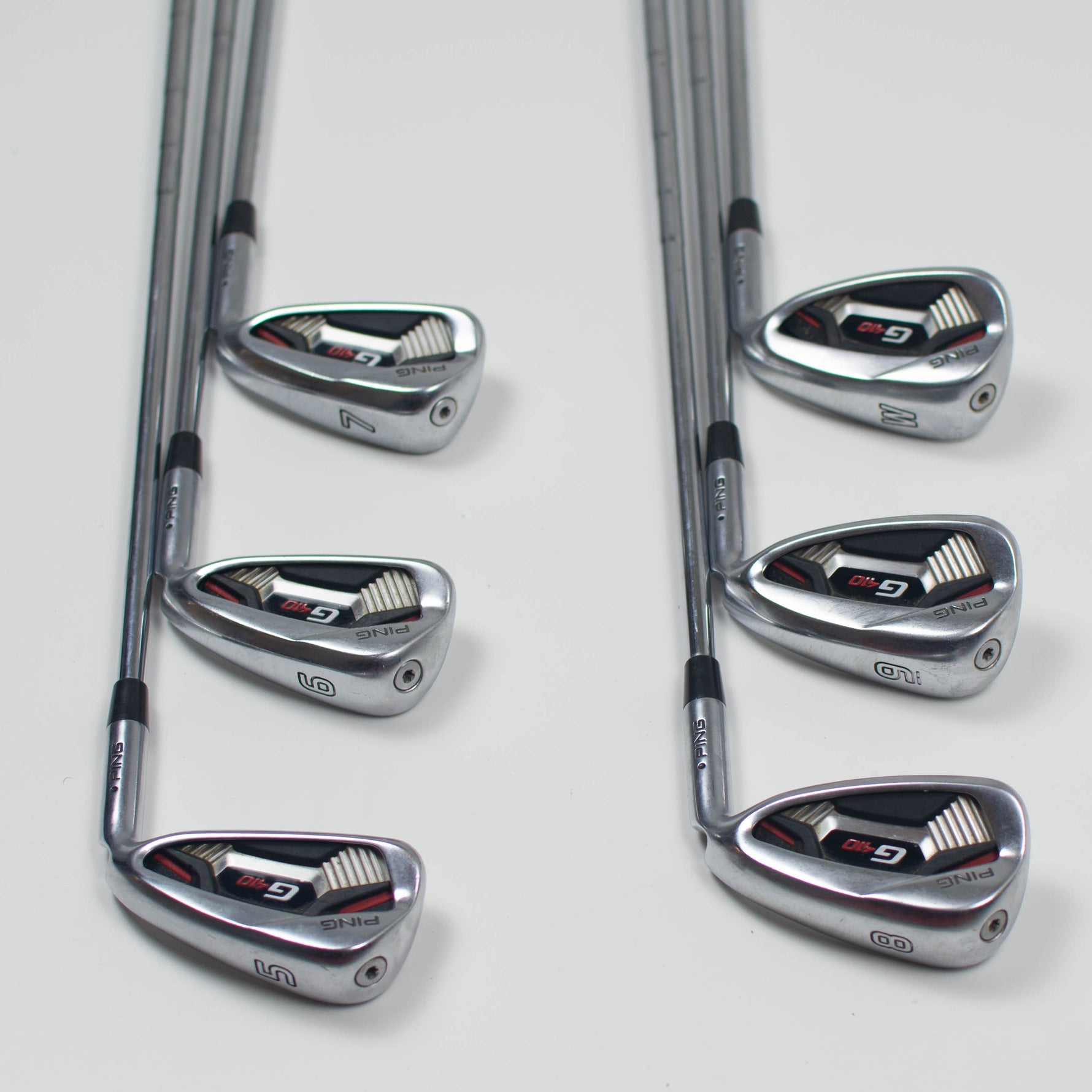 Ping G410 Irons 5-PW Black Dot Regular Flex Steel (Used)
