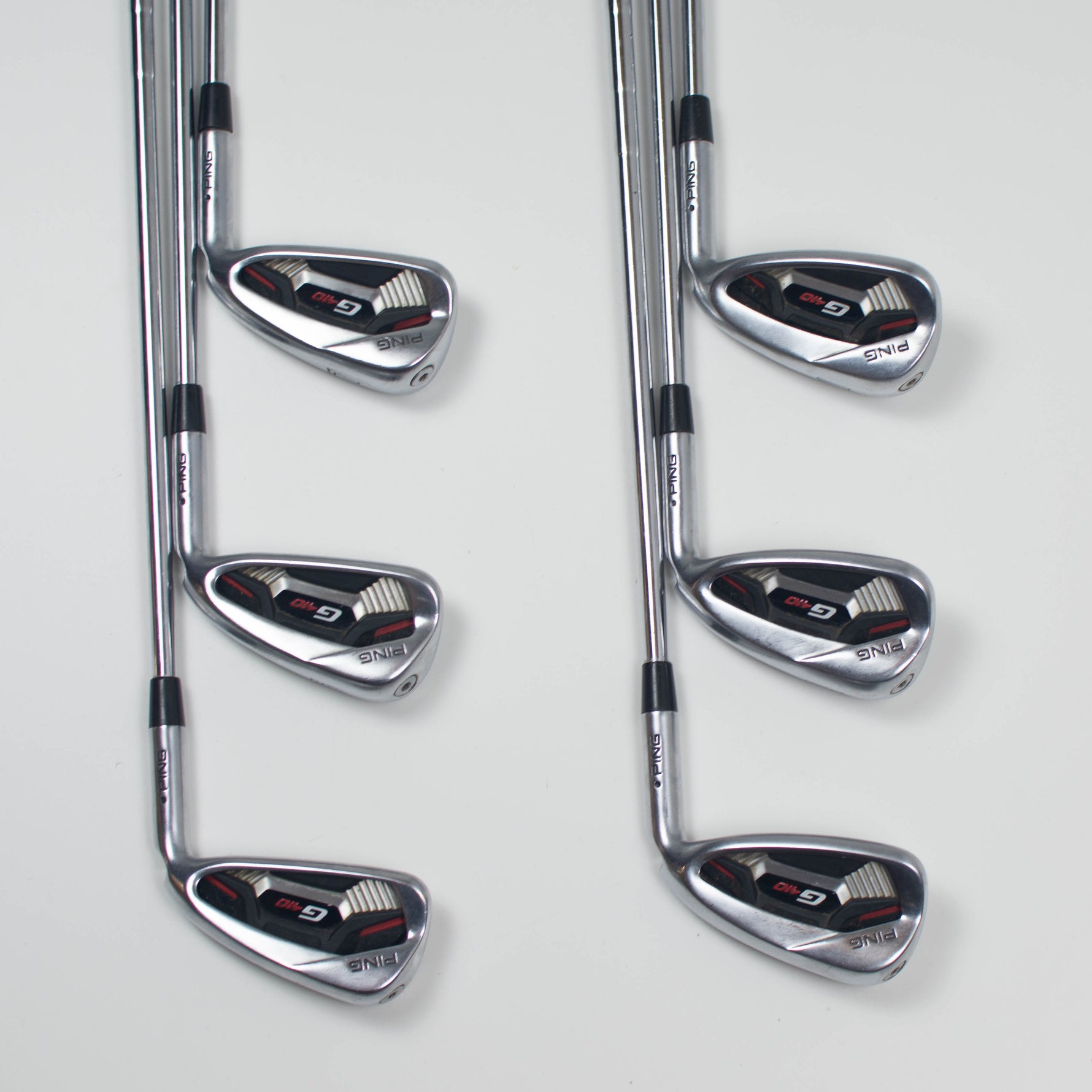 Ping G410 Irons 5-PW Black Dot Regular Flex Steel (Used)