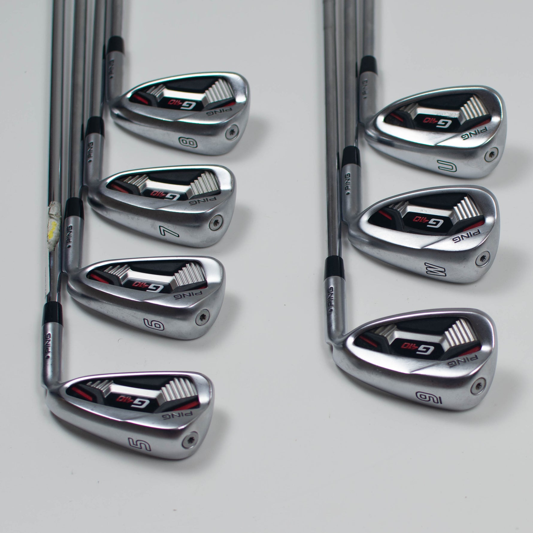 Ping G410 Irons 5-UW Black Dot Regular Flex Steel (Used)