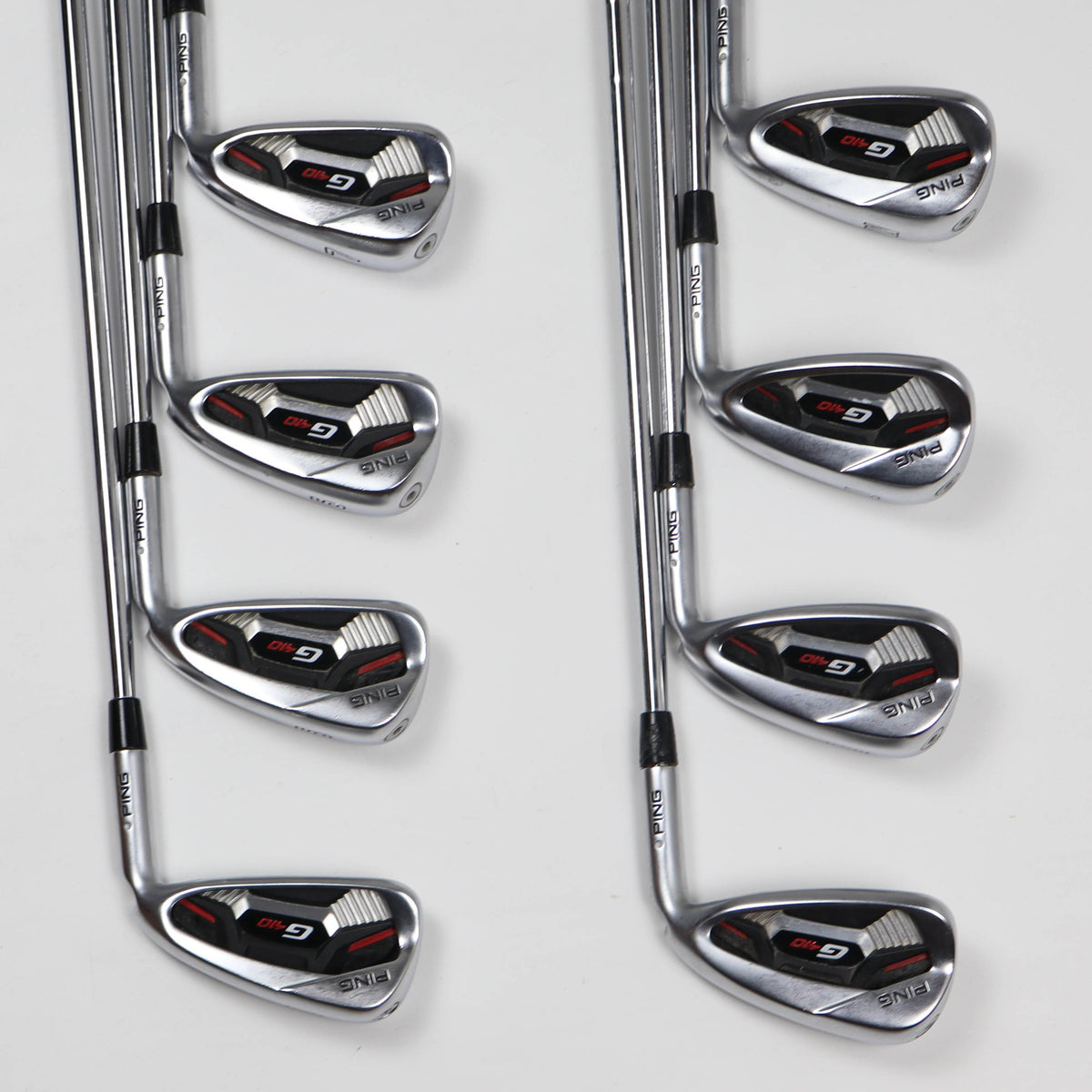 Ping G410 Irons 4-PW+UW Regular Flex White Dot +1/2" (Used)
