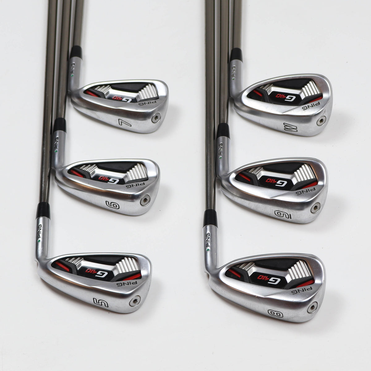 Ping G410 Irons 5-PW Regular Graphite Green Dot (Used)