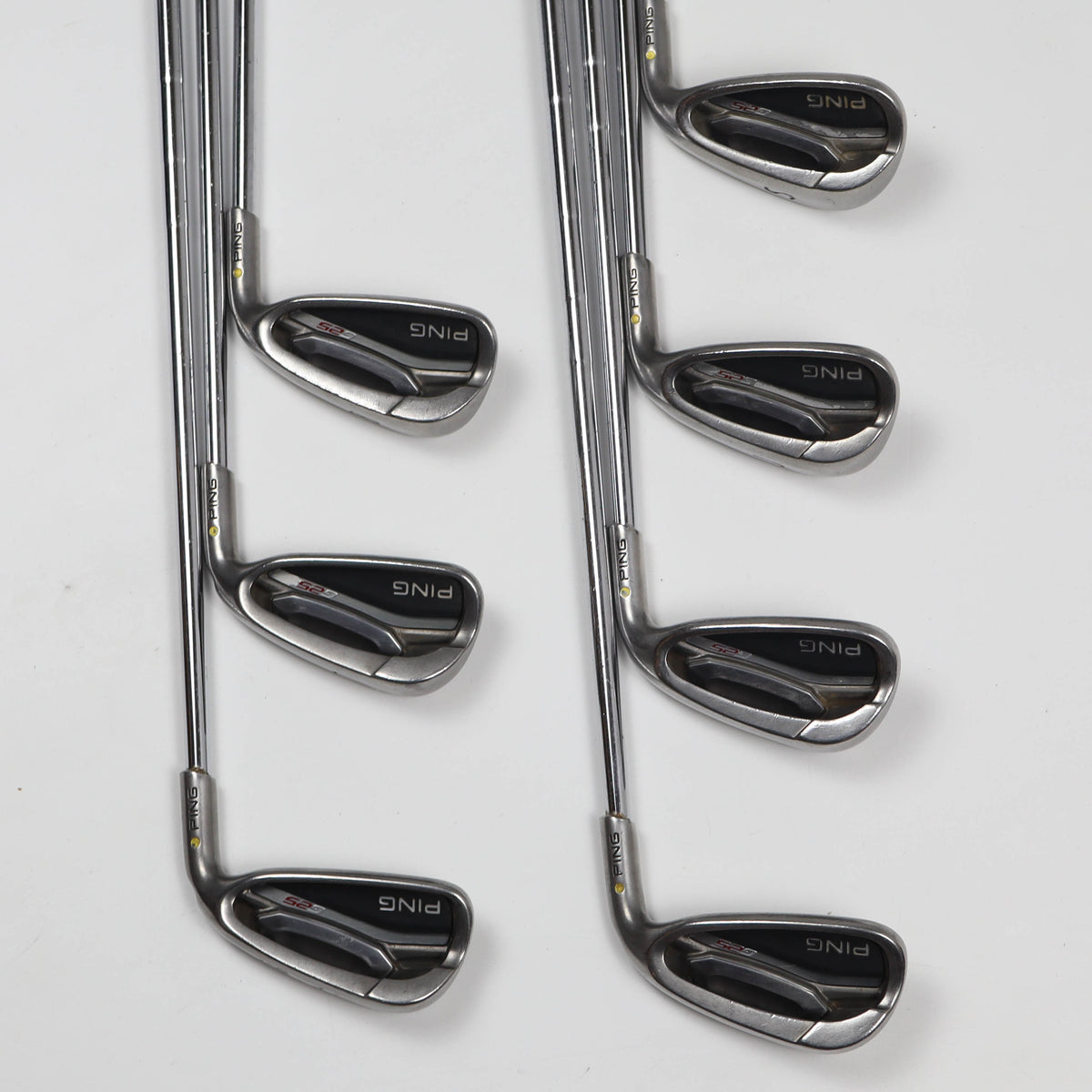 Ping G25 Irons 6-PW+UW+SW Regular Steel Yellow Dot(Used)