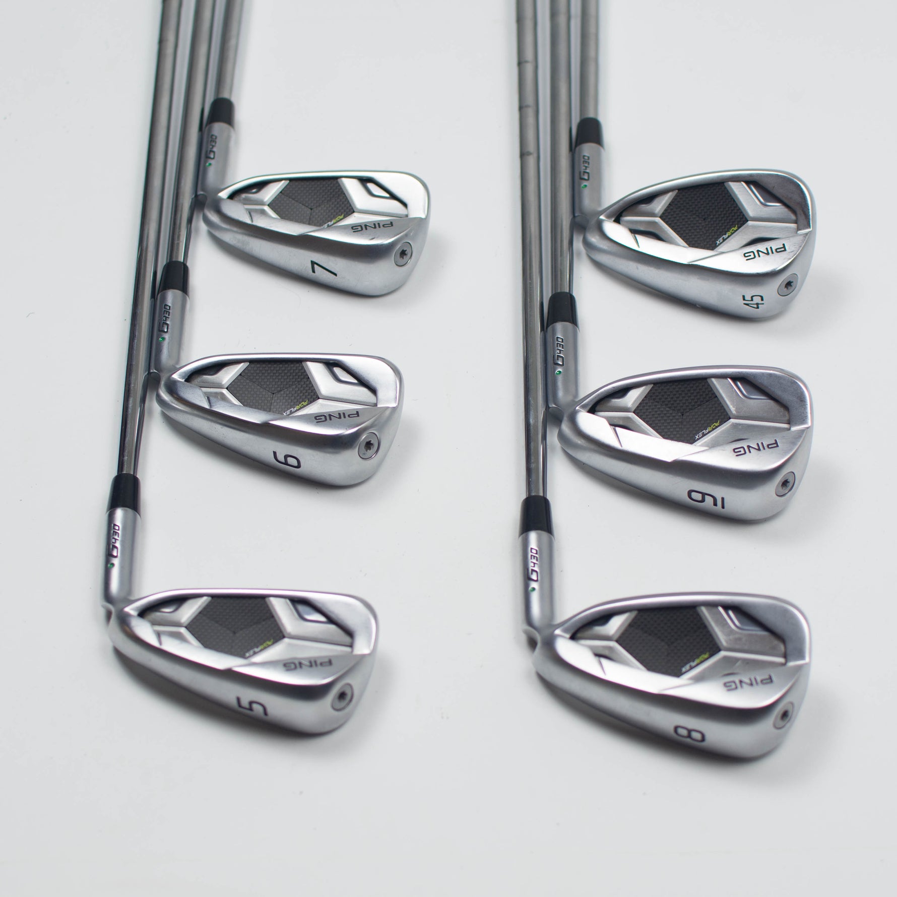 Ping G430 Irons Green Dot 5-PW Stiff Flex Steel (Used)