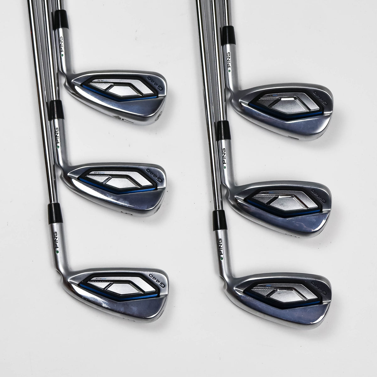 Ping G440 Irons 5-PW Stiff Steel Green Dot +1 Inch (Used)
