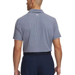 Under Armour Mens Tee To Green Printed Polo Midnight Navy/White 6012304-415