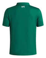 Under Armour Boys Matchplay Polo Shirt Campus Ivy/White