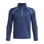 Under Armour Boys Drive Midlayer 1/4 Zip Academy/Aegean Blue