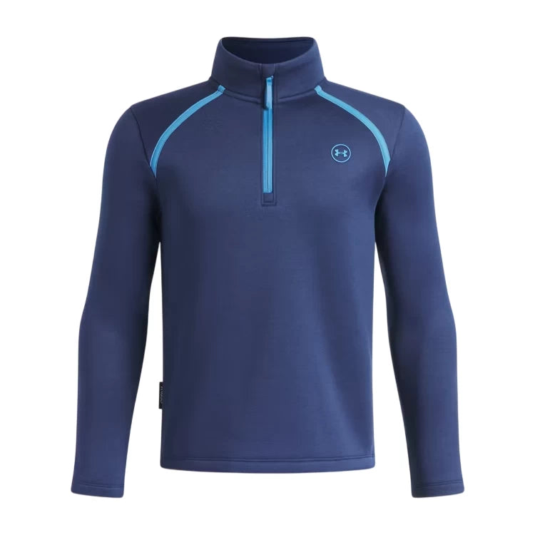 Under Armour Boys Drive Midlayer 1/4 Zip Academy/Aegean Blue