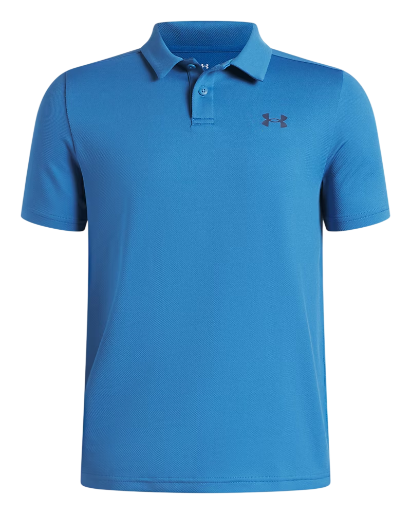 Under Armour Boys Matchplay Polo Shirt Aegean Blue/Academy