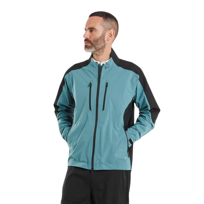 FootJoy Mens Arcus Waterproof Golf Jacket Storm/Black 41684