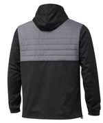 Island Green Mens Padded Technical Hoody Black/Charcoal