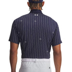 Under Armour Mens Playoff 3.0 Printed Polo Shirt Midnight Navy/White/White