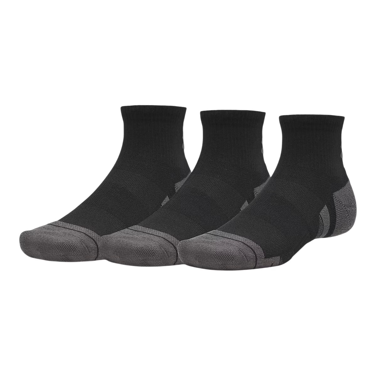 Under Armour Mens Performance Socks Tech Unisex 3-pack Quarter Socks