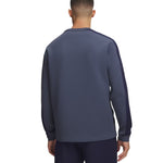 Under Armour Mens Drive Mid Layer Men's Crew Downpour Grey/White/Aegean Blue