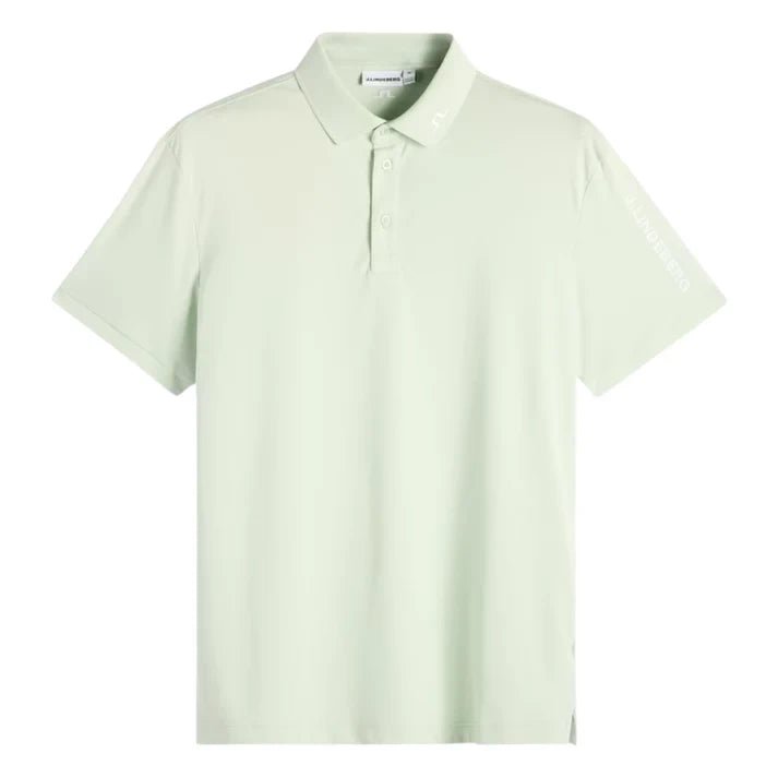 J.Lindeberg Mens Tour Tech Polo Subtle Green GMJT14647 - Tony Valentine - Shirts