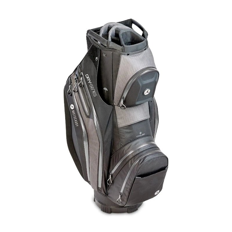 Motocaddy Dry Series Cart Bag - Black/Charcoal - Tony Valentine - Cart Bags