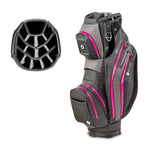 Motocaddy Dry Series Cart Bag - Black/Fuchsia - Tony Valentine - Cart Bags