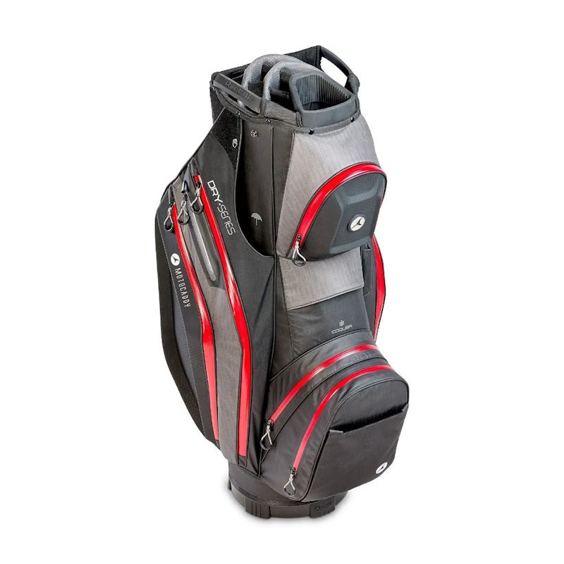 Motocaddy Dry Series Cart Bag - Black/Red - Tony Valentine - Cart Bags