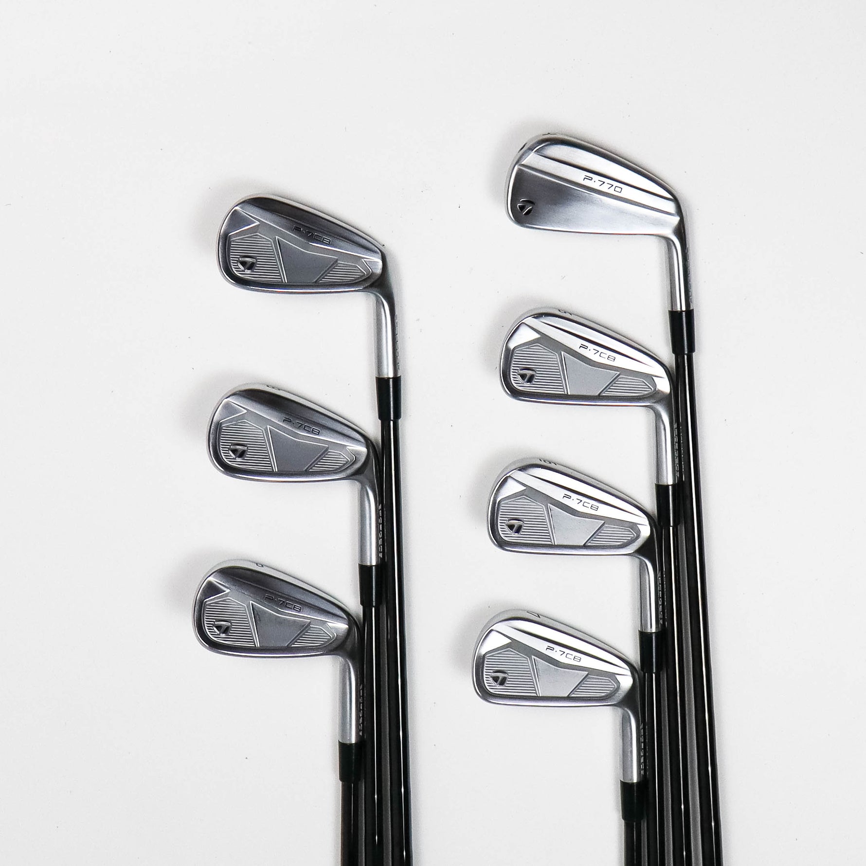 TaylorMade P7CB Irons 4-PW (4 Iron is P770) X-Stiff Steel (Used)