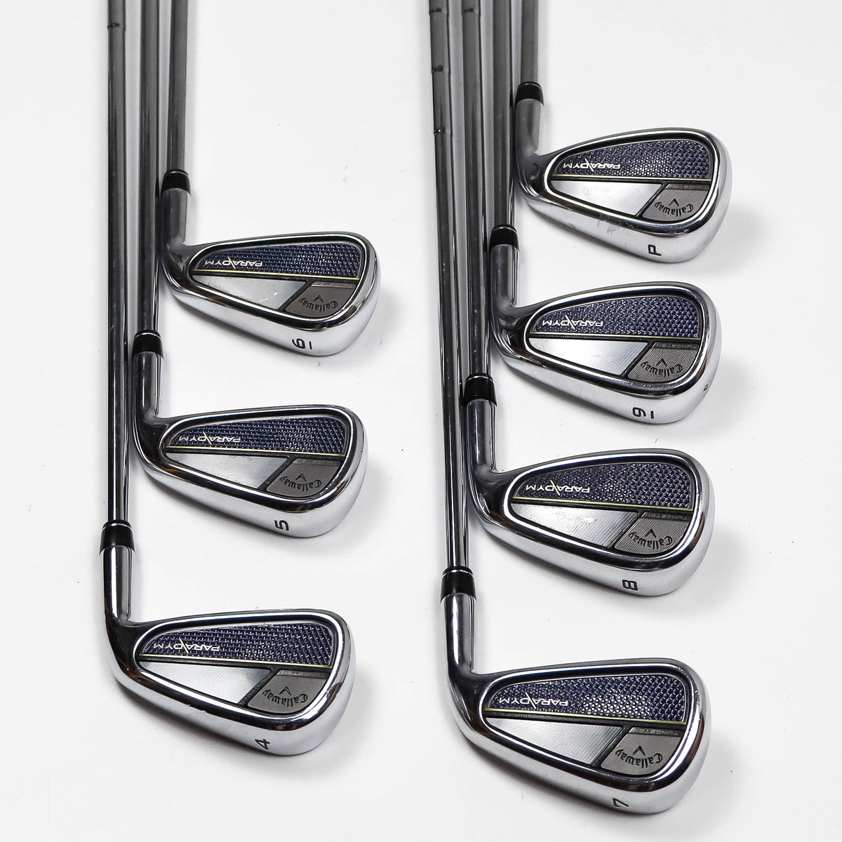 Callaway Paradym Irons 4-PW Stiff Steel +1/2 Inch (Used)