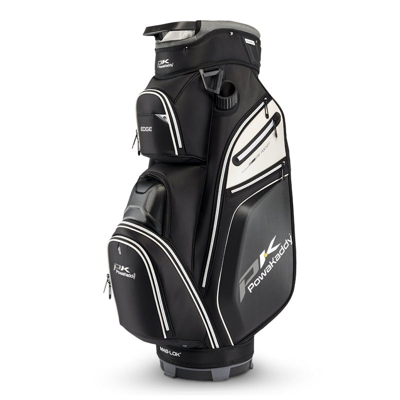 Powakaddy Dri Tech Golf Cart Bag Mag - Lok - Black/Grey - Tony Valentine - Cart Bags
