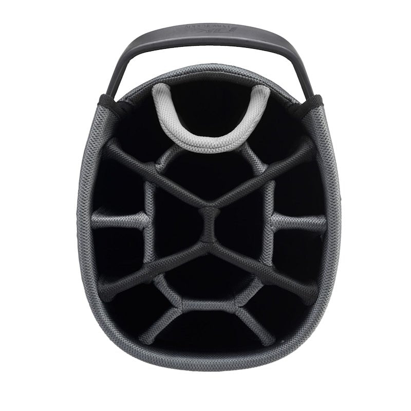 Powakaddy Dri Tech Golf Cart Bag Mag - Lok - Black/Grey - Tony Valentine - Cart Bags
