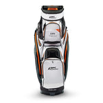 Powakaddy Dri Tech Golf Cart Bag Mag - Lok - Grey/White/Orange - Tony Valentine - Cart Bags