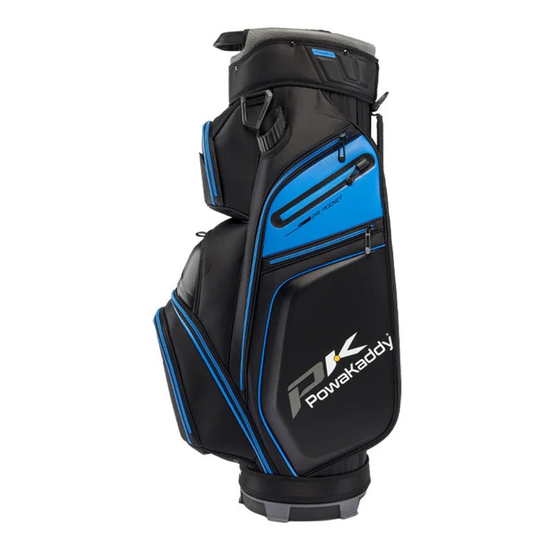Powakaddy Edge Cart Bag - Black/Blue - Tony Valentine - Cart Bags