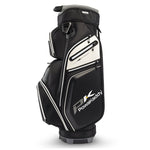 Powakaddy Edge Cart Bag - Gun Metal/White Trim - Tony Valentine - Cart Bags