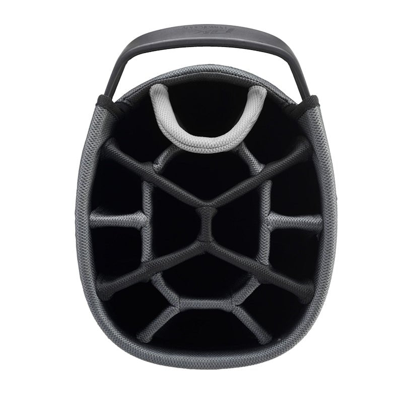 Powakaddy Edge Cart Bag - Gun Metal/White Trim - Tony Valentine - Cart Bags