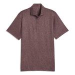 Puma Mens Cloudspun Marine Botanical Golf Polo Shirt Rich Cocoa - Tony Valentine - Shirts