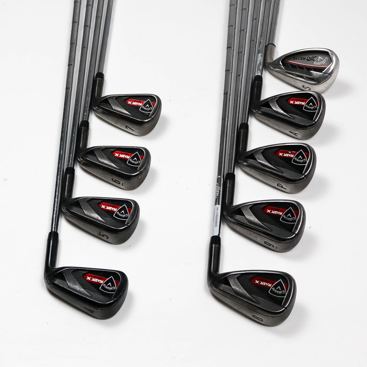 Callaway RAZR X Black Irons 4-PW AW SW Uniflex Steel (Used)
