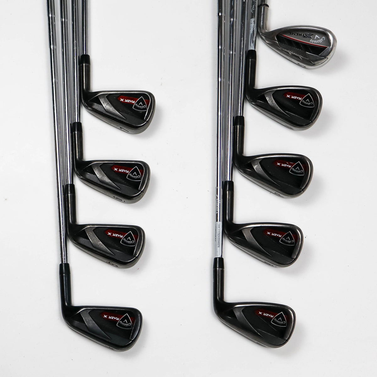 Callaway RAZR X Black Irons 4-PW AW SW Uniflex Steel (Used)