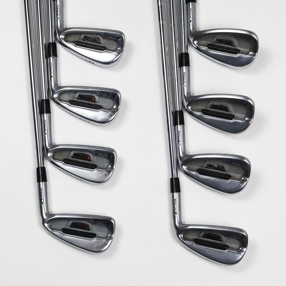 Ping S57 Irons 3-PW Stiff Flex Steel Green Dot (Used)