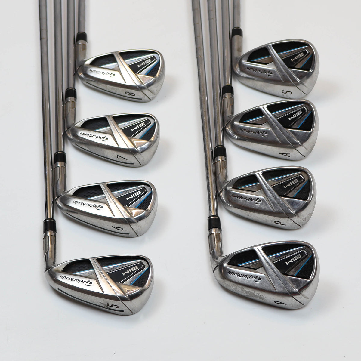 TaylorMade SIM Max Irons 5-PW+AW+SW Regular Flex (Used)