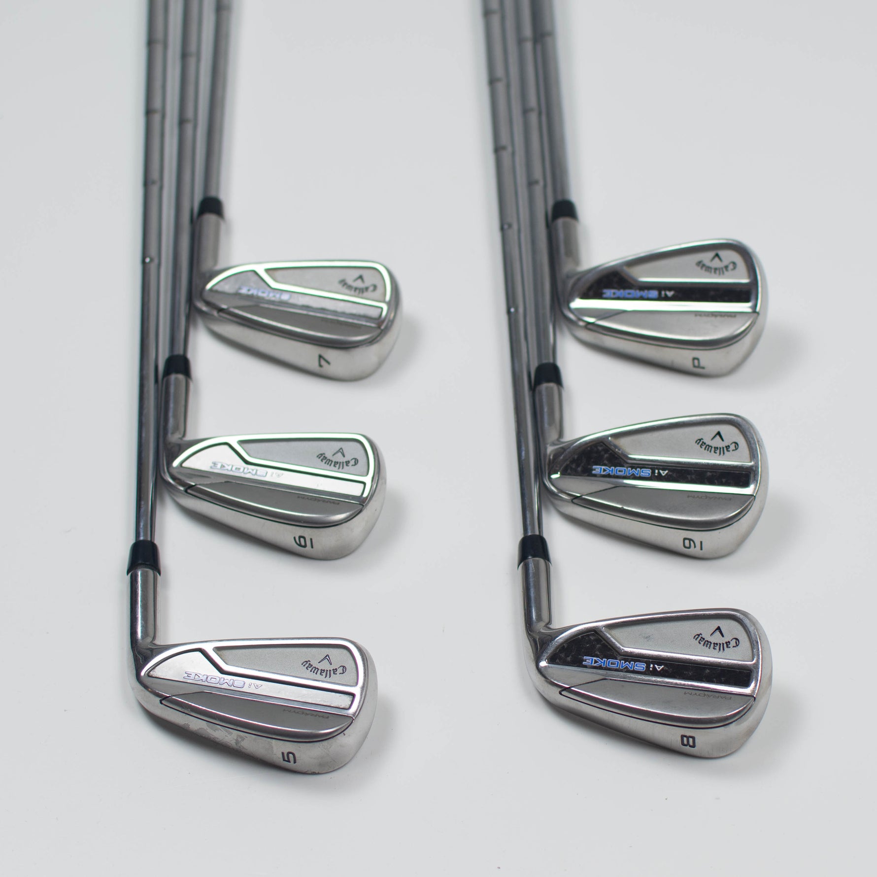Callaway Paradym Ai Smoke Irons 5-PW Stiff Flex Steel (Used)