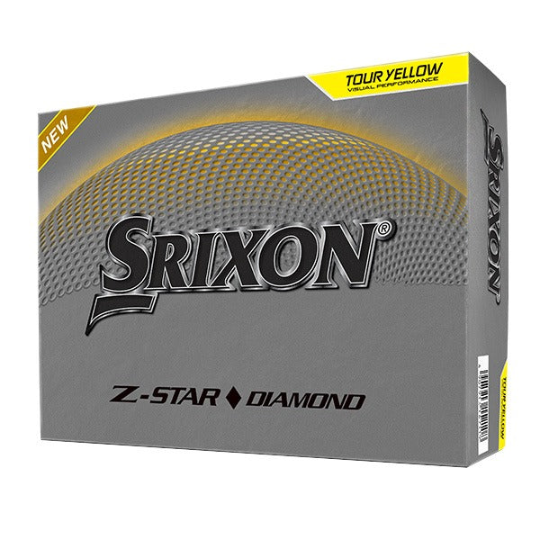 Srixon Z-Star Diamond Golf Balls  - 1 Dozen (Yellow)