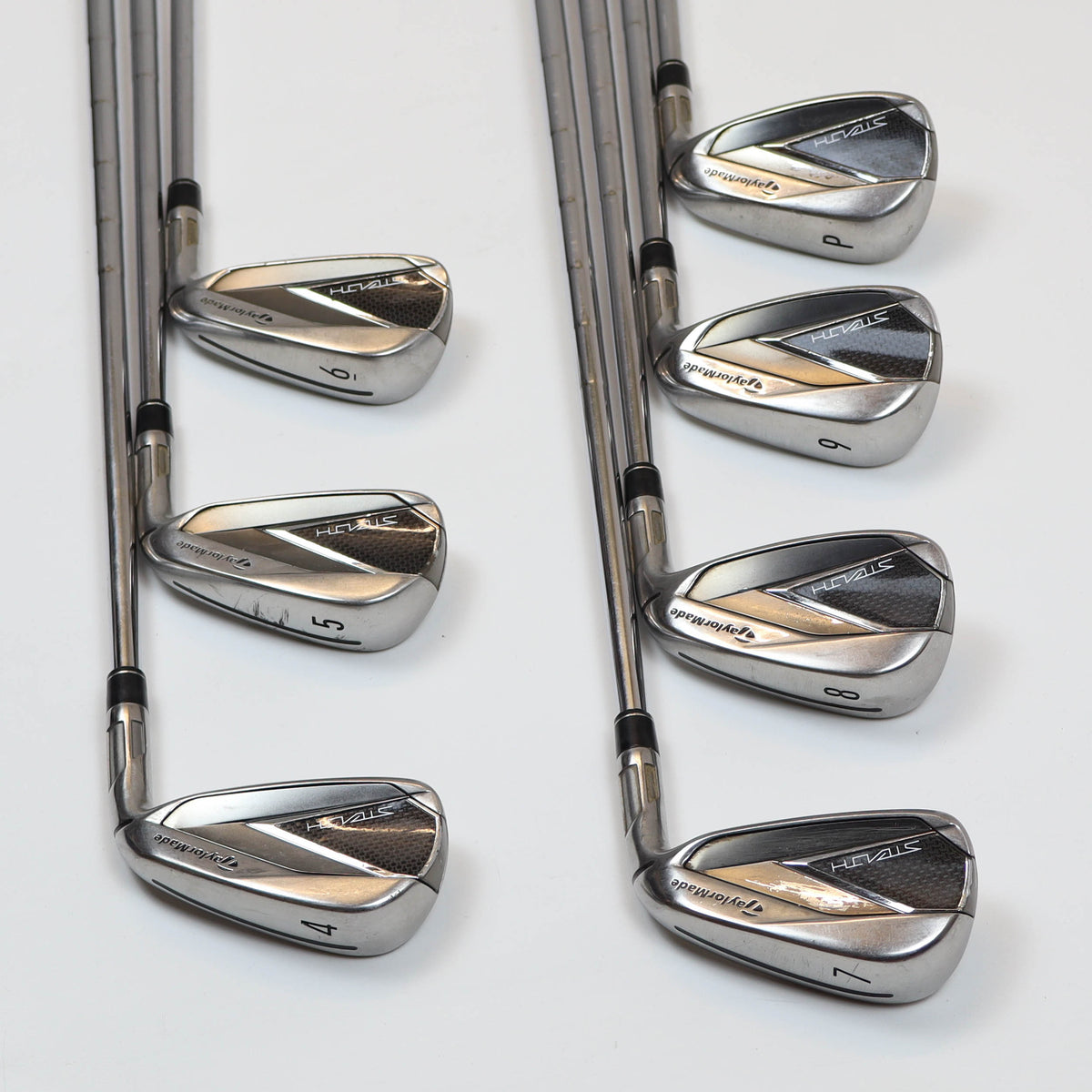 TaylorMade Stealth Irons 4-PW Stiff Flex (Used)
