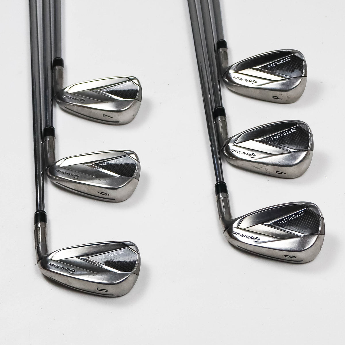 TaylorMade Stealth Irons 5-PW Stiff Flex (Used)