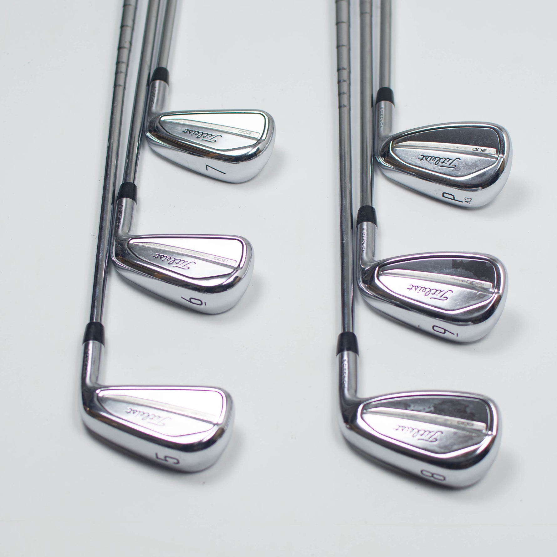 Titleist T200 Irons 5-PW Stiff Flex Steel (Used)
